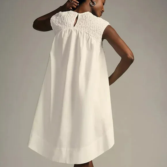 036 Anthropologie Blue Tassel Smocked High-Low Babydoll Dress Size XXSmall  is available for purchase on au PAY Market - Imported Goods Online Store  Co.Ltd. | au PAY Market - Online Shopping Site